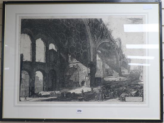 Cavalier Piranesi The Golden House of Nero 19 x 27.5in.